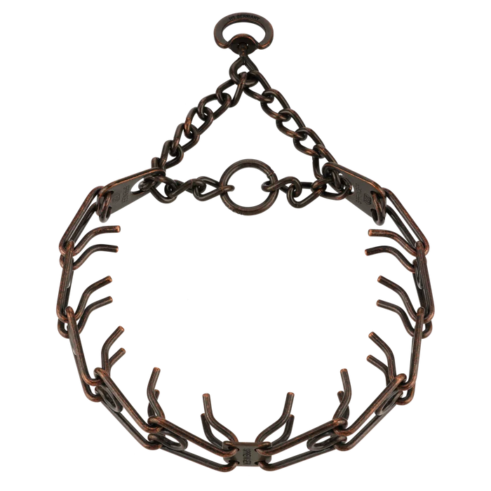 Collar Bronce Envejecido HS Sprenger Prong Con Destorcedor, 55cm/3mm