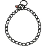 Collar Negro HS Sprenger Eslabón Mediano Torcido, 60cm/4mm