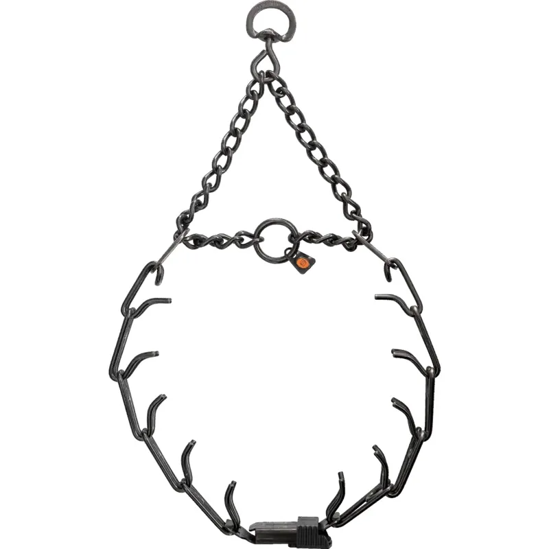 Collar Negro HS Sprenger Púas Clicklock, 45cm/2.25mm