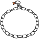 Collar Acero Inoxidable Negro HS Sprenger Eslabón Mediano, 63cm/4mm