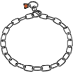 Collar Acero Inoxidable Negro HS Sprenger Eslabón Mediano, 67cm/3mm
