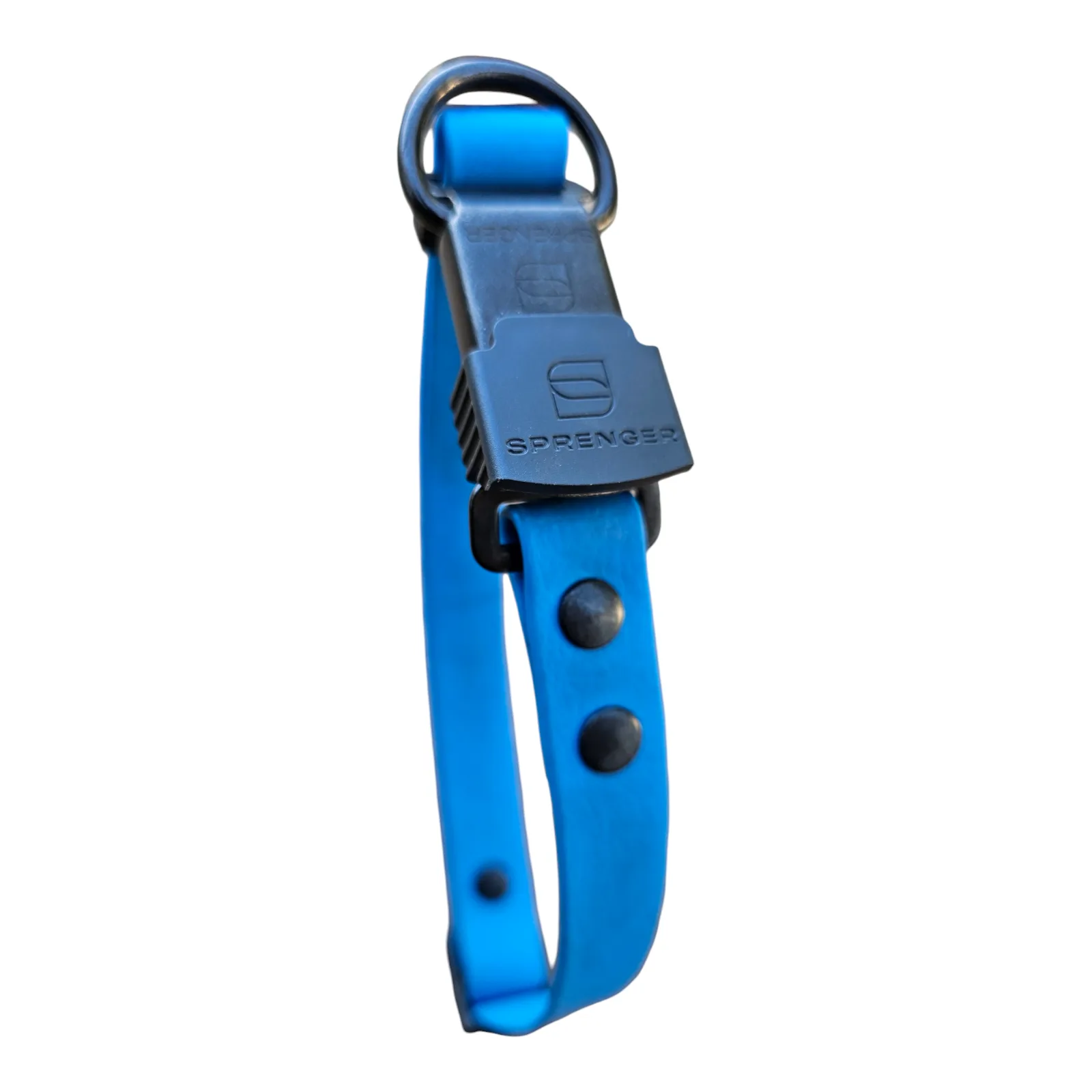 Collar Biothane Celeste Con Cierre HS Sprenger