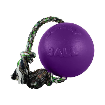 Pelota Con Cuerda Jolly Pets, 8 Pulgadas Pelota Con Cuerda Jolly Pets, 8 Pulgadas
