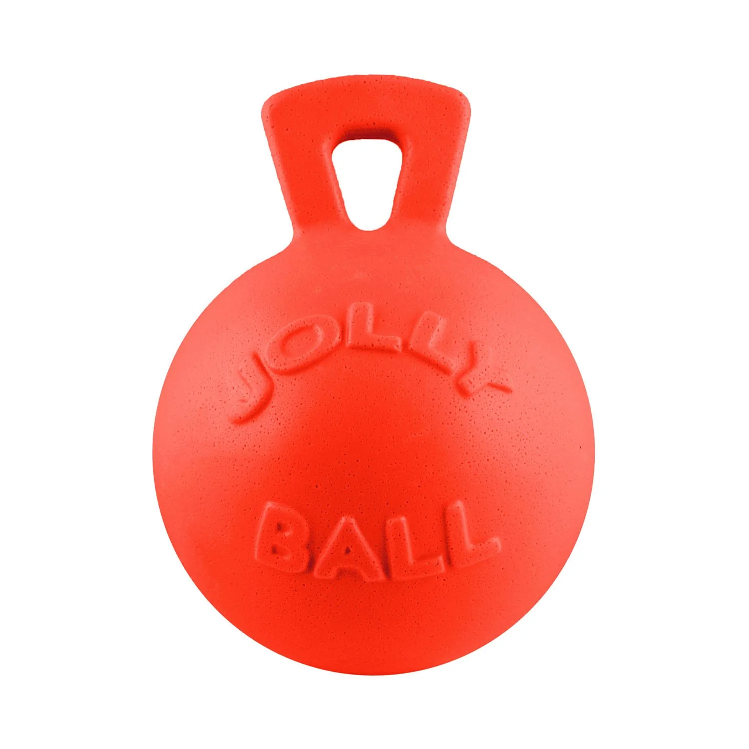 Pelota Tug-n-Toss Naranja Jolly Pets, 8 Pulgadas