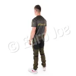 Pantalón "Easy Fit" Euro Joe Hombres Caqui/Negro - Imagen 2
