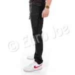 Pantalón "Easy Fit" Euro Joe Hombres Negro/Negro, Talla XL - Imagen 4