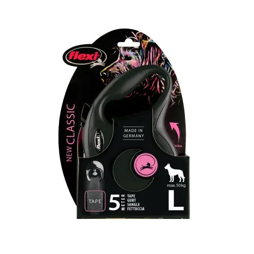 Correa Retractil Flexi Negra