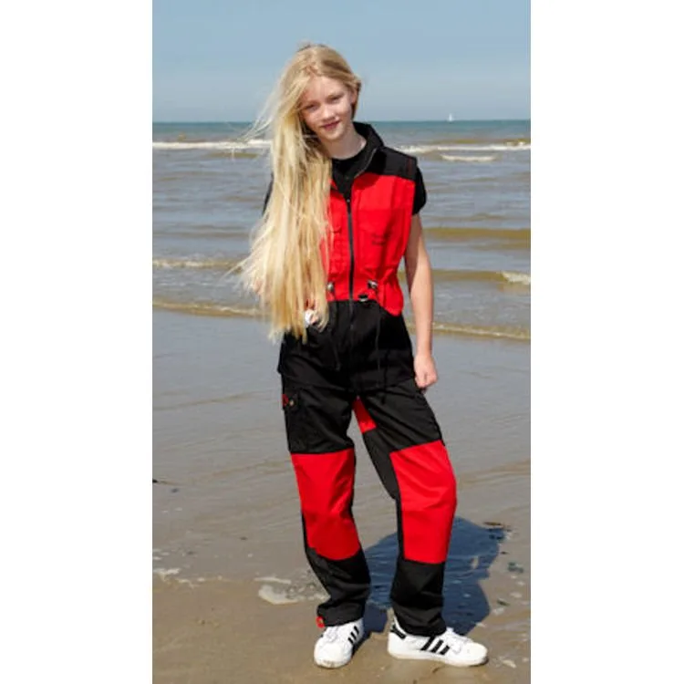 rebel negro-rojo Pantalón Rebel Euro Joe Negro/Rojo - Imagen 1