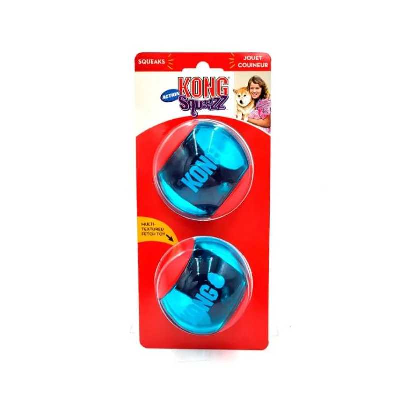 Kong Squeezz Action Pack 2 Pelotas